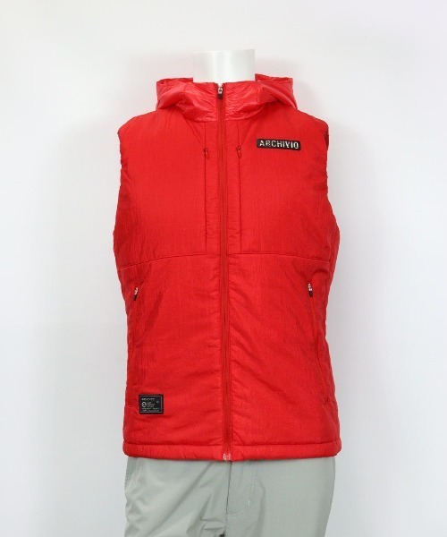 archivio（アルチビオ） ベスト ジレ 「MENS」フルジップ撥水ベスト