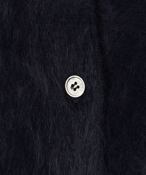 DES PRES（デプレ） カーディガン ピュアカシミヤファー ハーフ