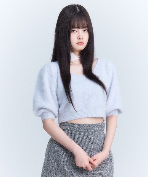 ★美品★FOXEY/フォクシー半袖ニットトップス カットソープルオーバー40 楽天市場】ニット 半袖（ブランドフォクシー）（レディース