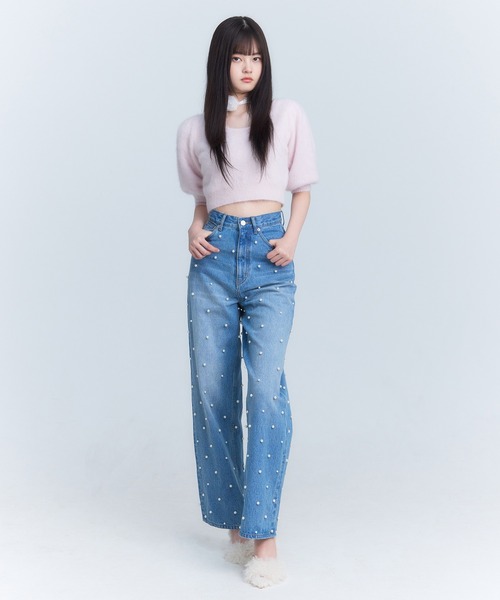 EIMY ISTOIRE ストライプ 半袖トップス EIMY ISTOIRE（エイミーイストワール） tシャツ 「10柄展開」10周年