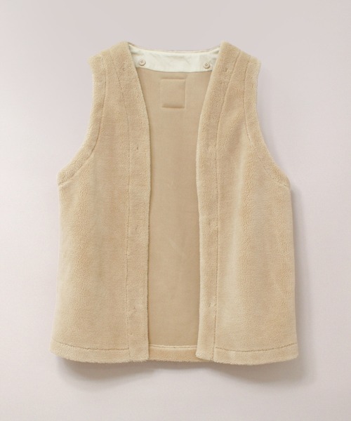 URCH RNA ベスト ジレ J2119 ボアベスト付きアトリエジャケット