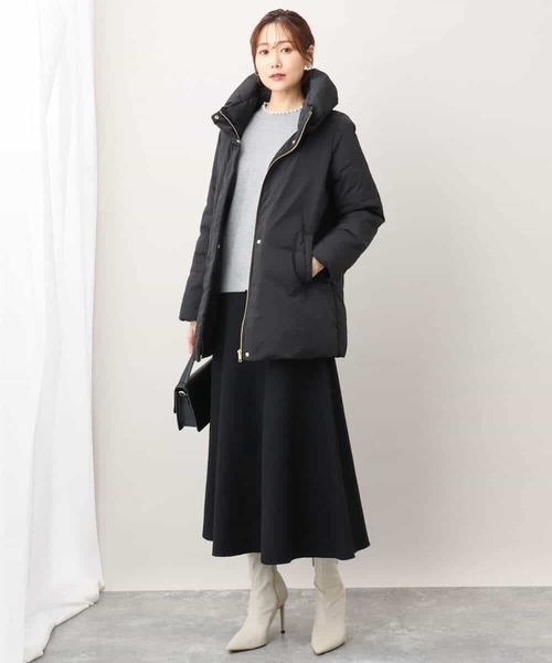 DANTONダントン　ダントン ナイロンフードコート ブラック L DANTON｜フード付きジャケット アウター HOODED JACKET DT-A0673 WLX