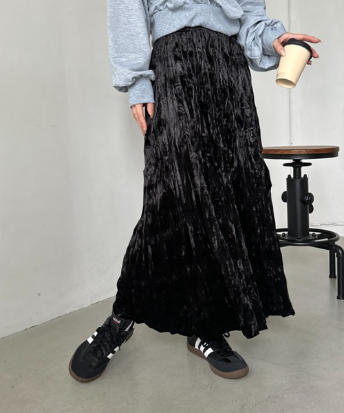 CLEA スカート ベロアフレアスカート : ZOZOTOWN Yahoo!店 - 通販