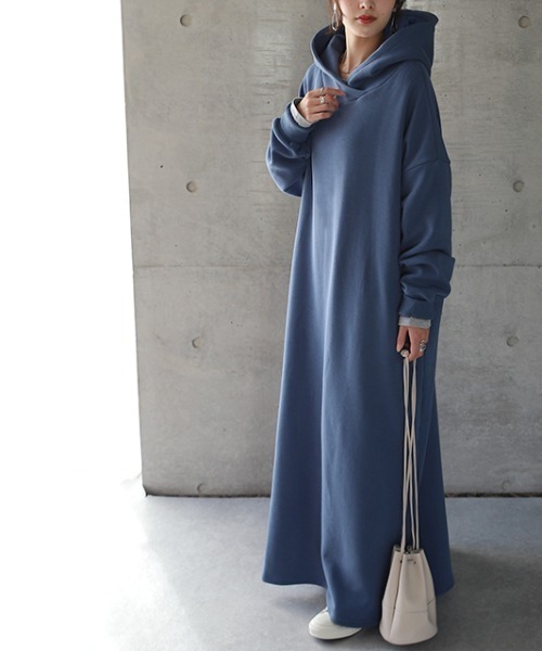 HUG.U（ハグユー） ワンピース 極暖パーカーワンピース : ZOZOTOWN