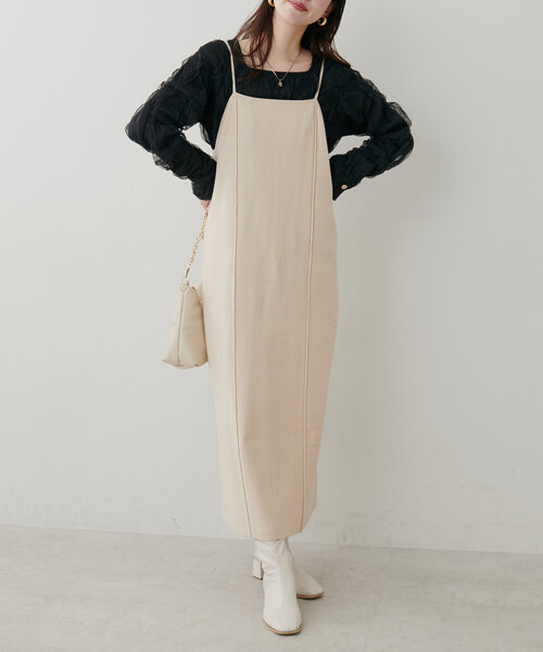 natural couture セットアップ 「WEB限定」osonoカシュクールニット