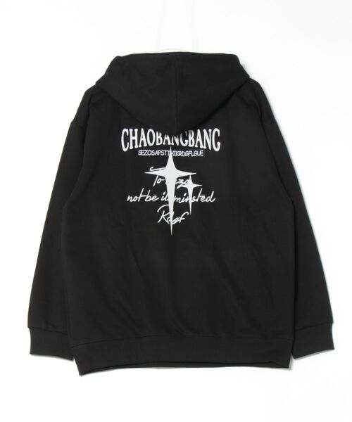 WESTSEA（ウエストシー） パーカー クロス 星柄モチーフ プリント プル