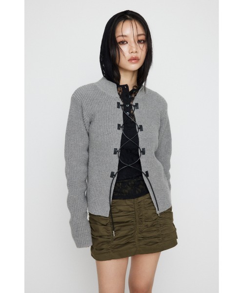 LAGUA GEM（ラグアジェム） ニット セーター FRONT LACE UP ニット