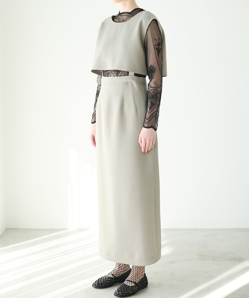 LE CIEL BLEUワンピース 【新品、未使用】 LE CIEL BLEU/ルシェルブルー｜【LE CIEL BLEU】パールづかいが