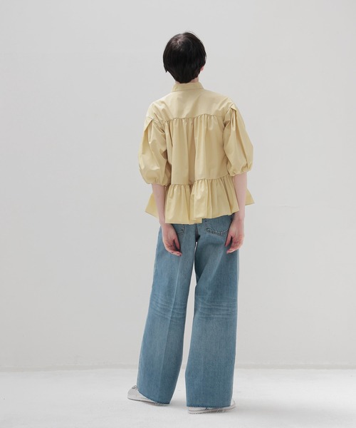 ブラウス シャツ 「別注」TSURU by Mariko Oikawa / Voler(パールボタンブラウス) レディース TSURU by Mariko Oikawa ブラウス シャツ 「別注」TSURU / Voler