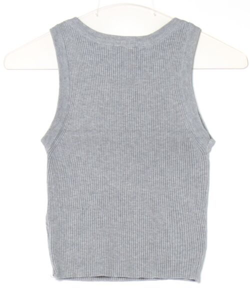 タンクトップ ノースリーブ llic Knit Tanktop レディース United store タンクトップ ノースリーブ ボーダークロップド