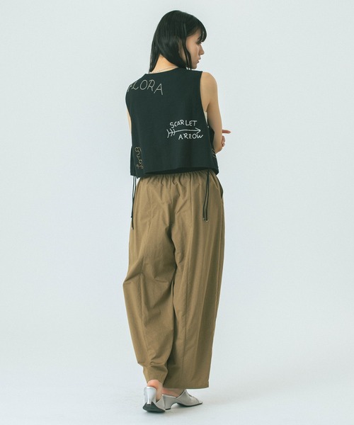 ベスト/ジレ Embroidery Middle Vest ROSE BUD（ローズバッド） ベスト ジレ BEADS EMBROIDERY VEST