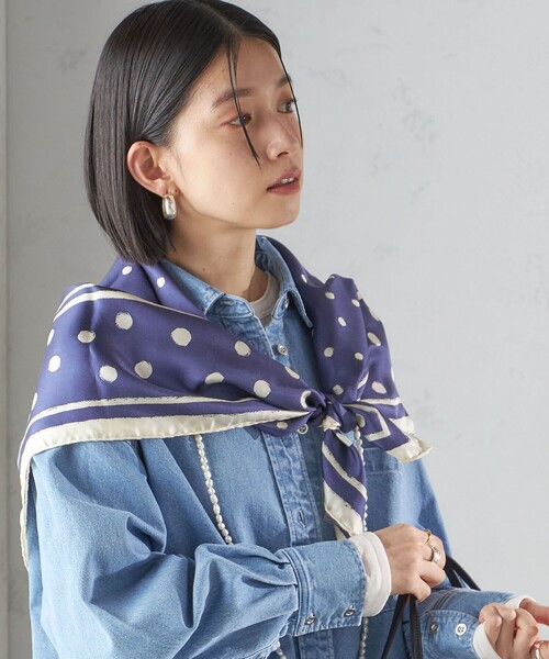 manipuri（マニプリ） スカーフ バンダナ 「SHIPS別注」manipuri