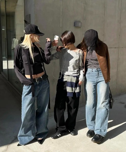 BLACKUP WASHING WIDE 039 Sサイズ ブルー BLACKUP ジーンズ デニム デニムパンツ 「B-DENIM」 WASHING