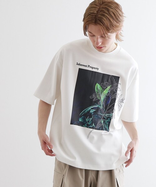 tk.TAKEO KIKUCHI（ティーケータケオキクチ） tシャツ フラワー