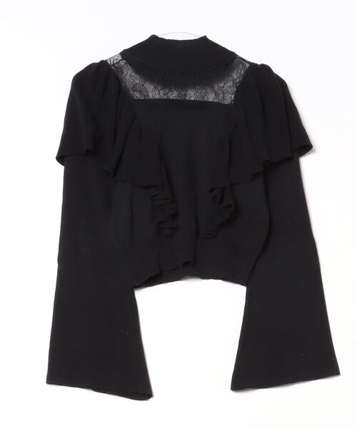 「EATME」 長袖ニット FREE ブラック レディース_画像2