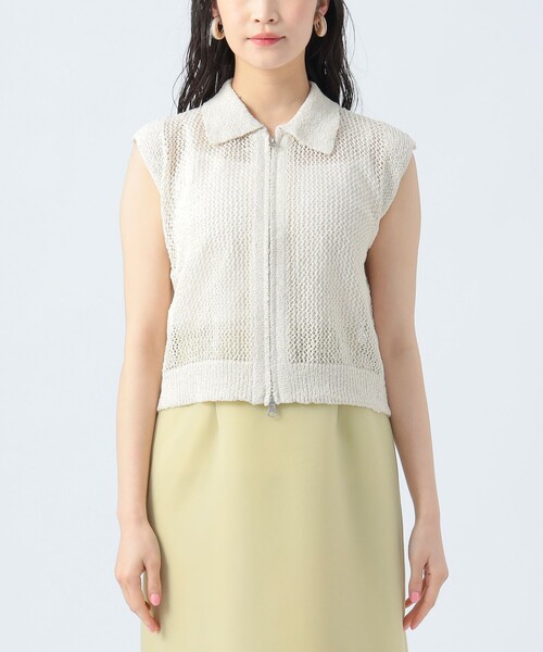 ベスト ジレ メッシュ ラメ ベスト レディース BAB ベスト ジレ ラメメッシュベスト レディース : ZOZOTOWN