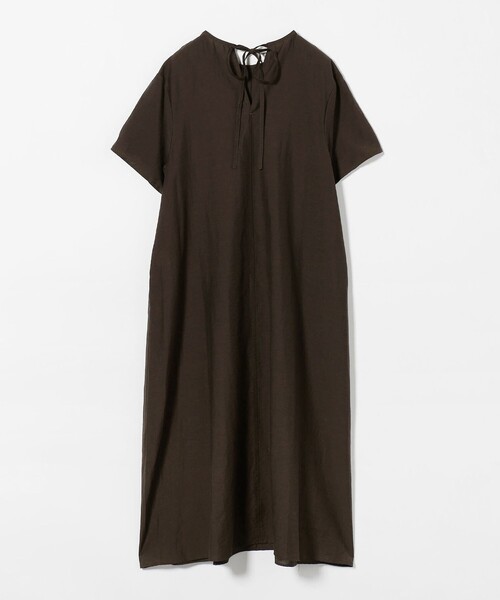 ユナイテッドアローズ　シアーバックリボンワンピース BEAUTY&YOUTH UNITED ARROWS｜シアー バックリボン ワンピース