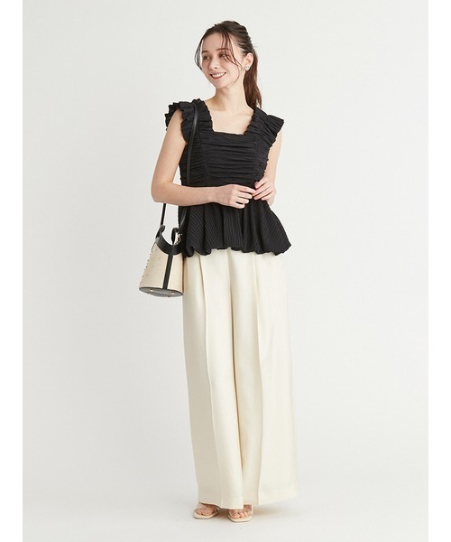 CELFORD（セルフォード） ブラウス シャツ バルーンペプラムキャミ