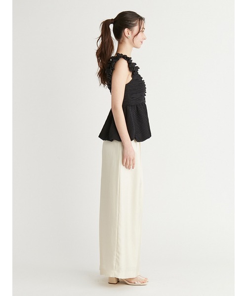 CELFORD（セルフォード） ブラウス シャツ バルーンペプラムキャミ