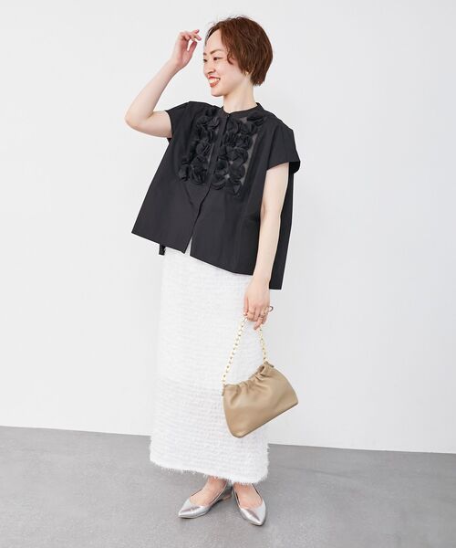 le.coeur blanc ブラウス シャツ TORRAZZO DONNAフラワー