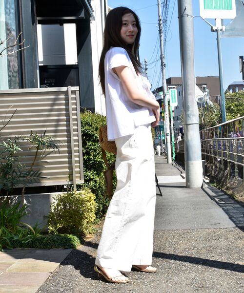 ブラウス シャツ TORRAZZO DONNAフラワーモチーフブラウス レディース le.coeur blanc ブラウス シャツ TORRAZZO DONNAフラワー