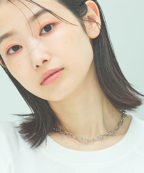 LAKOLE（ラコレ） ネックレス ステンレスバーチェーンネックレス 