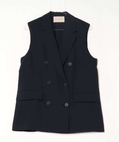新品 UNITED ARROWS ユナイテッドアローズ ネイビー ベスト 36 UNITED ARROWS 「UNITED ARROWS」 ベスト 36 ネイビー
