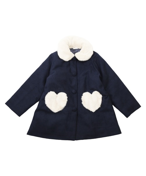 「la poche biscuit」 「KIDS」チェスターコート 140 ネイビー キッズ_画像5