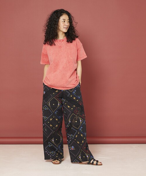 Freada tシャツ Freada/フリーダ ケミカルウォッシュ Tシャツ