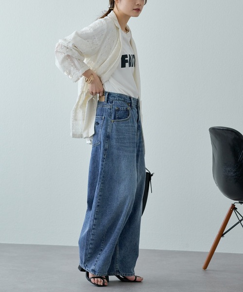 pual ce cin ジーンズ デニム デニムパンツ 「25th」綿麻デニム
