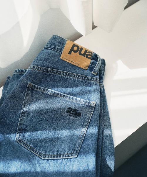 pual ce cin ジーンズ デニム デニムパンツ 「25th」綿麻デニムカーブ