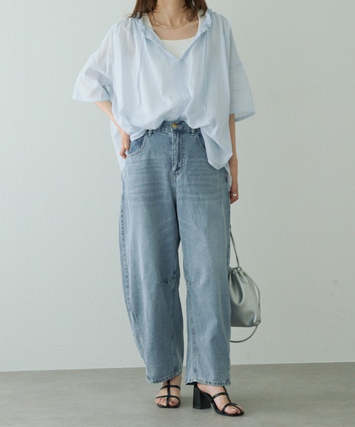 pual ce cin ジーンズ デニム デニムパンツ 「25th」綿麻デニム