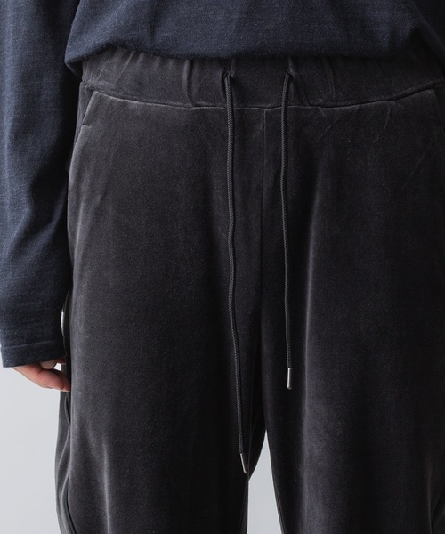 ATTACHMENT（アタッチメント） パンツ CO/PE ベロア ジャージー 3D