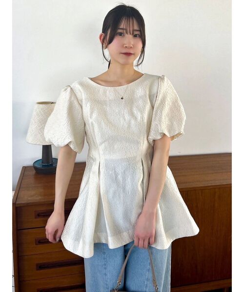 ダズリン チュニック dazzlin（ダズリン） ブラウス シャツ 「藤井サチコラボ」フクレジャ
