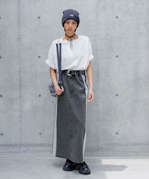 PAGEBOY スカート ドッキングデニムスカート : ZOZOTOWN Yahoo