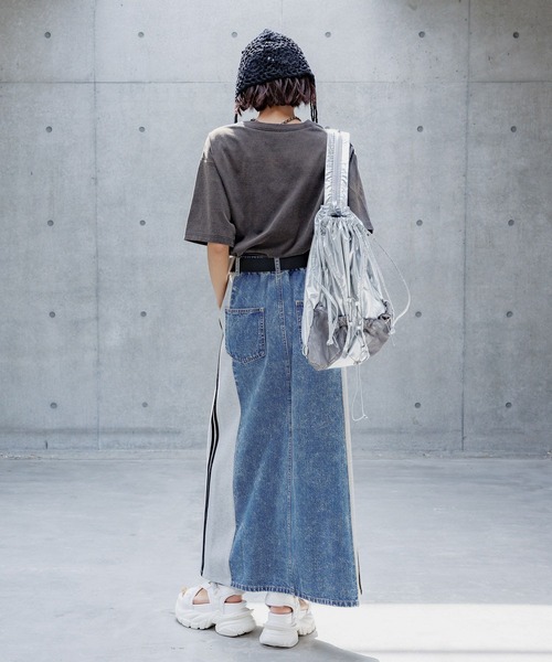 PAGEBOY スカート ドッキングデニムスカート : ZOZOTOWN Yahoo