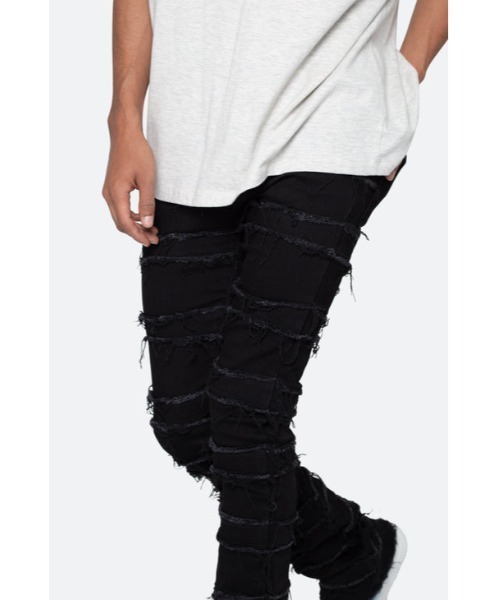 MNML X597 PANELED スキニー STACKED デニム パンツ 送料込み mnml ジーンズ 「mnml」X597 PANELED SKINNY STACKED DENIM 「I