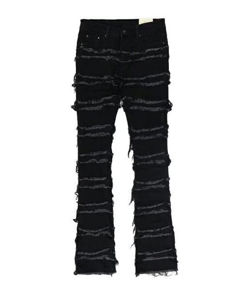 mnml ブラック サイズ29 mnml（ミニマル） ジーンズ 「mnml」X597 PANELED SKINNY STACKED