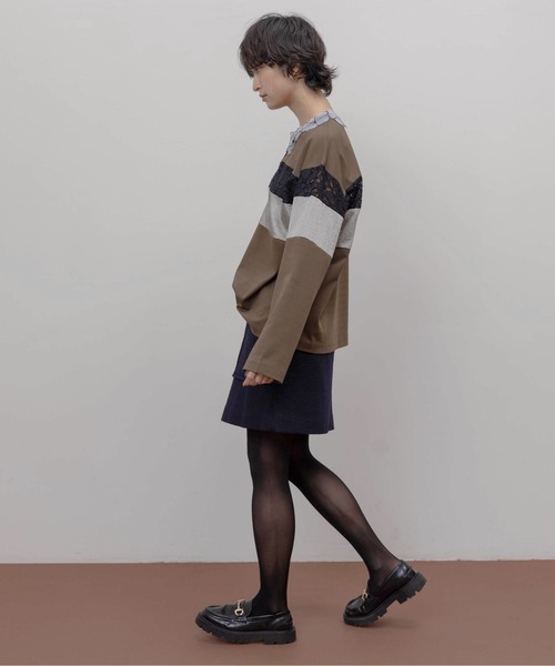 m_mefu 芽風サルエルイージーパンツ ブラック40 センソユニコ芽風の