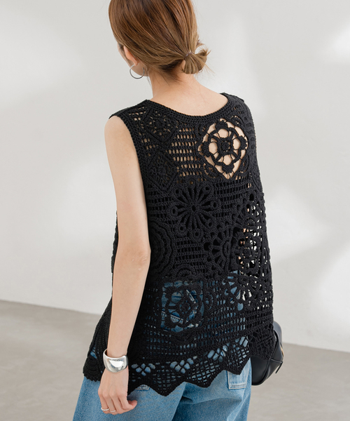 FRAMeWORK ブラウス シャツ コットン刺繍ブラウス レディース