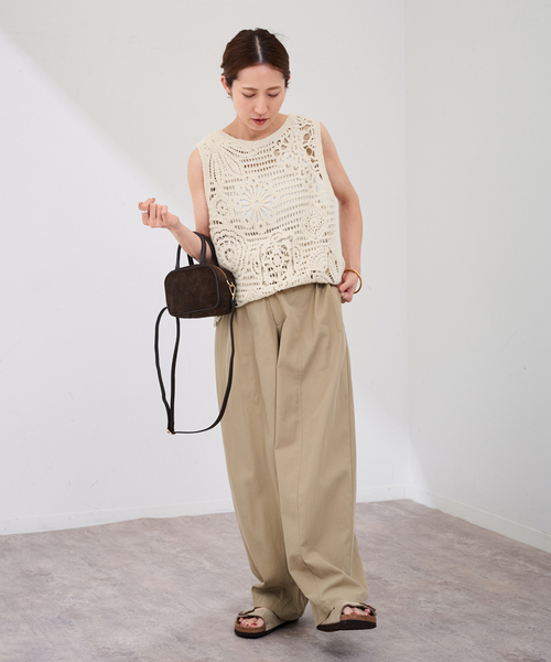 ブラウス シャツ 刺繍コットンブラウス レディース FRAMeWORK ブラウス シャツ コットン刺繍ブラウス レディース