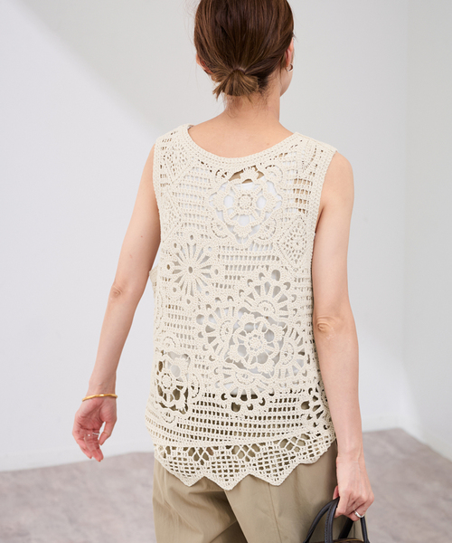 FRAMeWORK ブラウス シャツ コットン刺繍ブラウス レディース