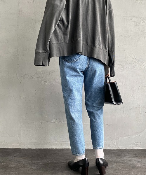 「THE SHINZONE」 加工デニムパンツ 34 ブルー レディース