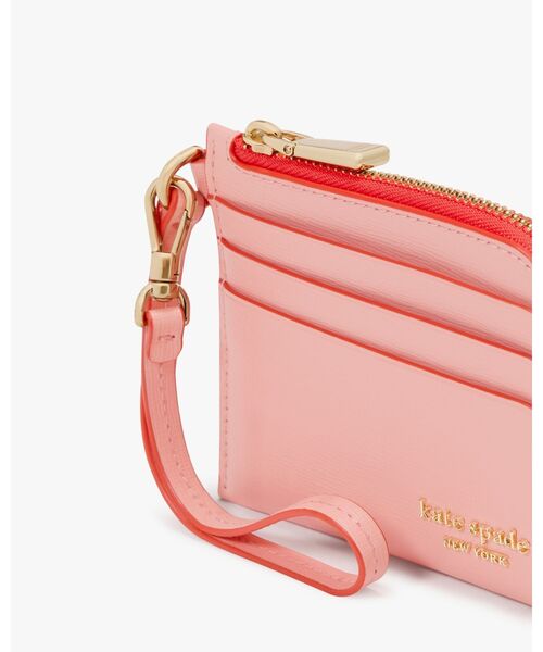 【国内発送】KateSpadeデビン ポップトリム ジップ カードケース kate spade NEW YORK カードケース デヴィン ポップ トリム