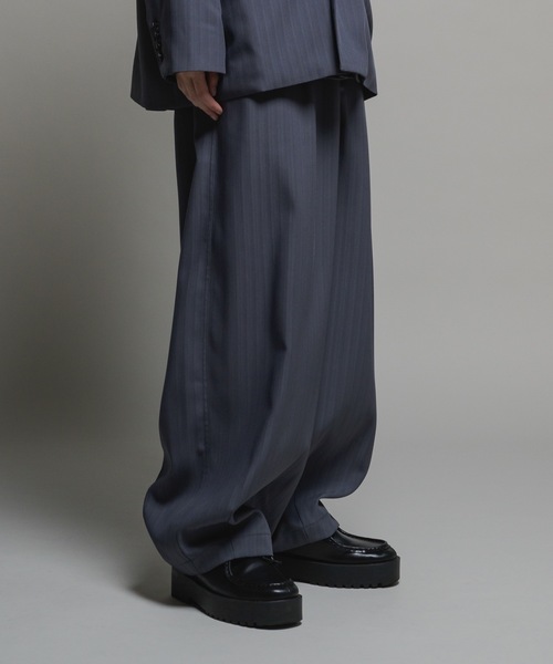 Casper John ノーカラージャケットセットアップ　チャコールグレー　S Casper John （キャスパージョン）公式オンラインストア