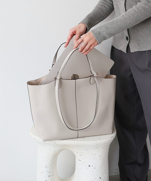 MIAN（ミアン） トートバッグ LILAC / ダブルハンドルA4トートバッグ