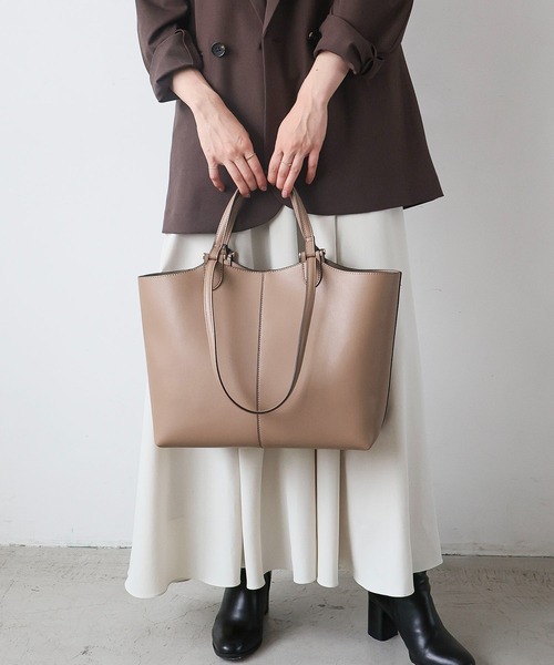 MIAN（ミアン） トートバッグ LILAC / ダブルハンドルA4トートバッグ