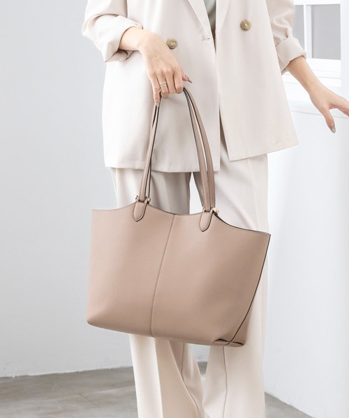 トートバッグ LILAC / ダブルハンドルA4トートバッグ「詳細動画あり」 レディースの画像