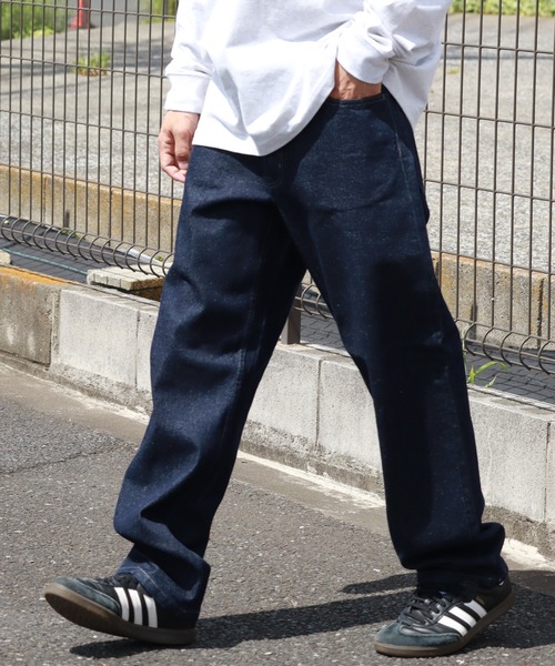 Hanes（ヘインズ） ワイドパンツ ジーンズ 「HANES/ヘインズ」ワイド 