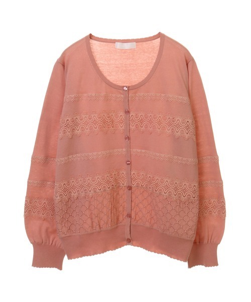 PINK HOUSE」 ニットカーディガン フリー ピンク レディース ピンク